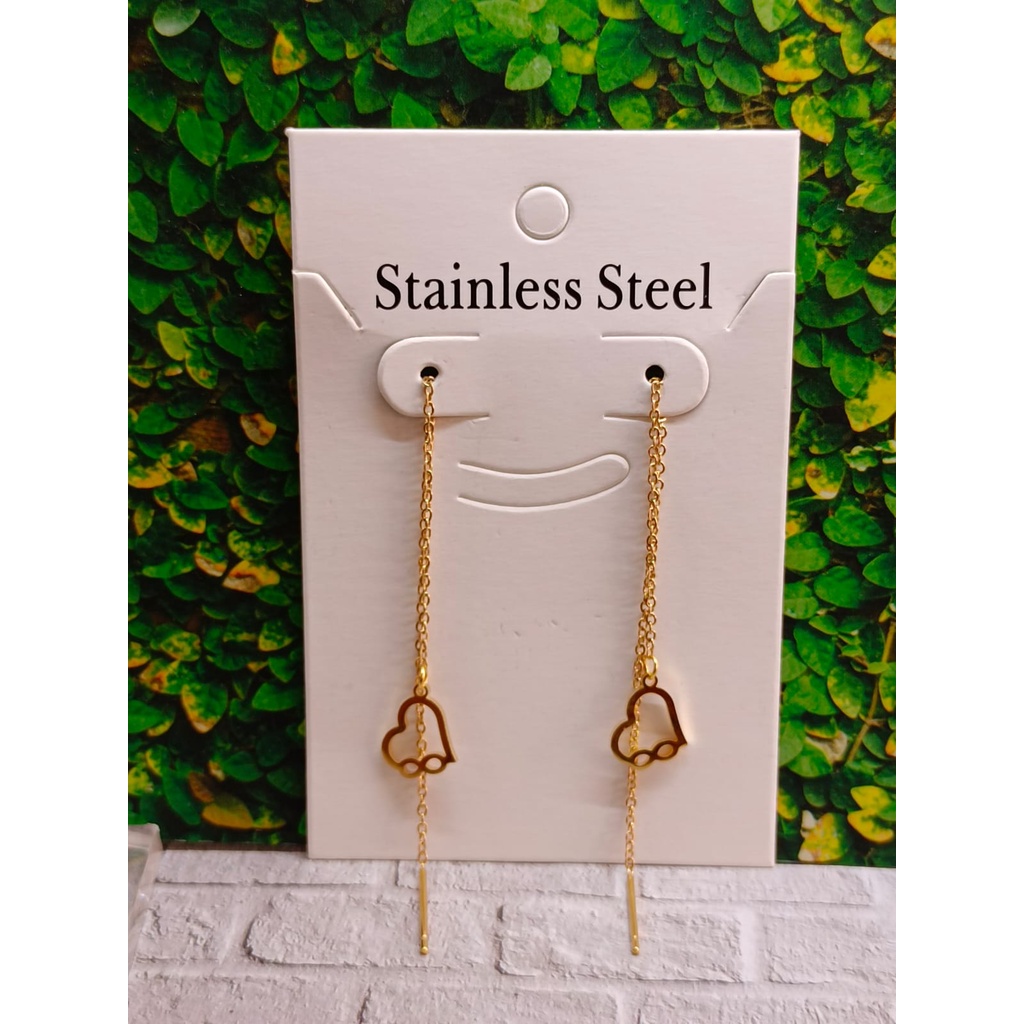 Anting-Anting Panjang Rumbai Wanita, Zirkon Bertatahkan Mikro Berlian Flash Motif korea
