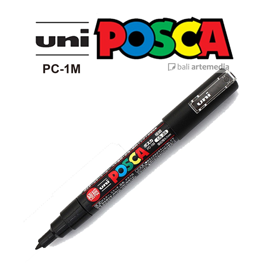 7 Pastel Posca Paint Markers Set, PC-1M 0.7mm Posca Markers with