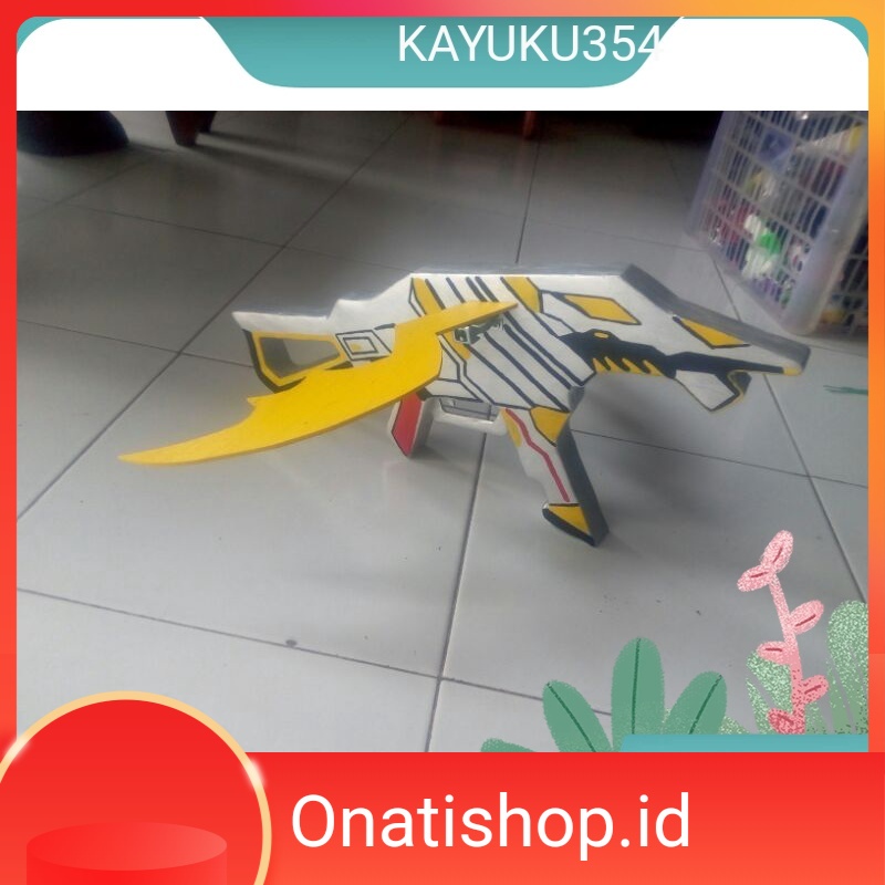 Senjata mainan anak skin ff Evo Gun UMP