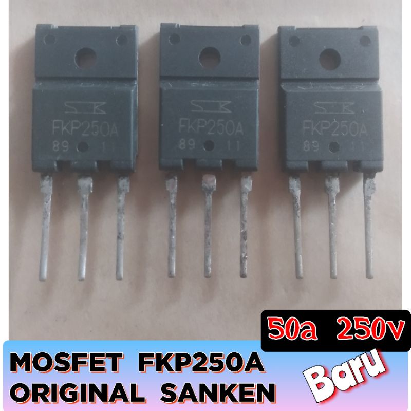FKP250A  MOSFET 50A 250V  ORIGINAL SANKEN