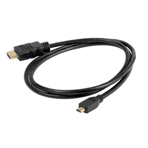 Micro hdtv to hdtv 1080p full hd 1.5 meter gold cable - Kabel micro hdtv male to hdtv male 1.5m