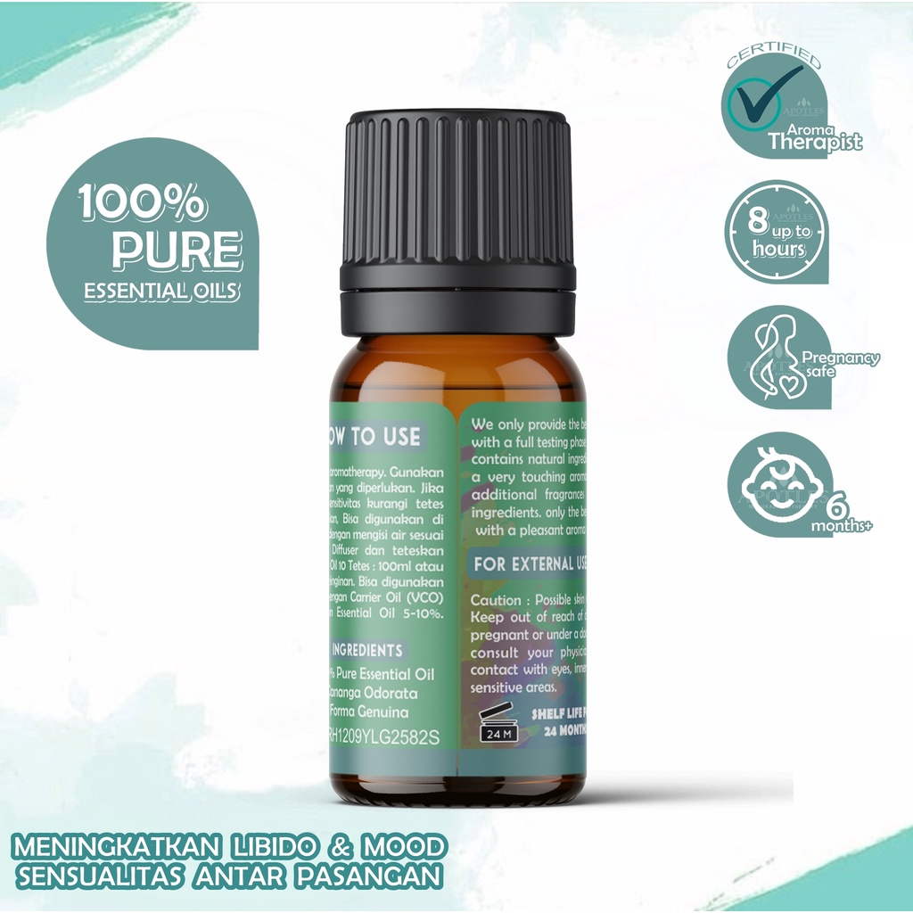 Ylang Ylang Essential Oil Cananga - Minyak Aromaterapi Kenanga 10ml