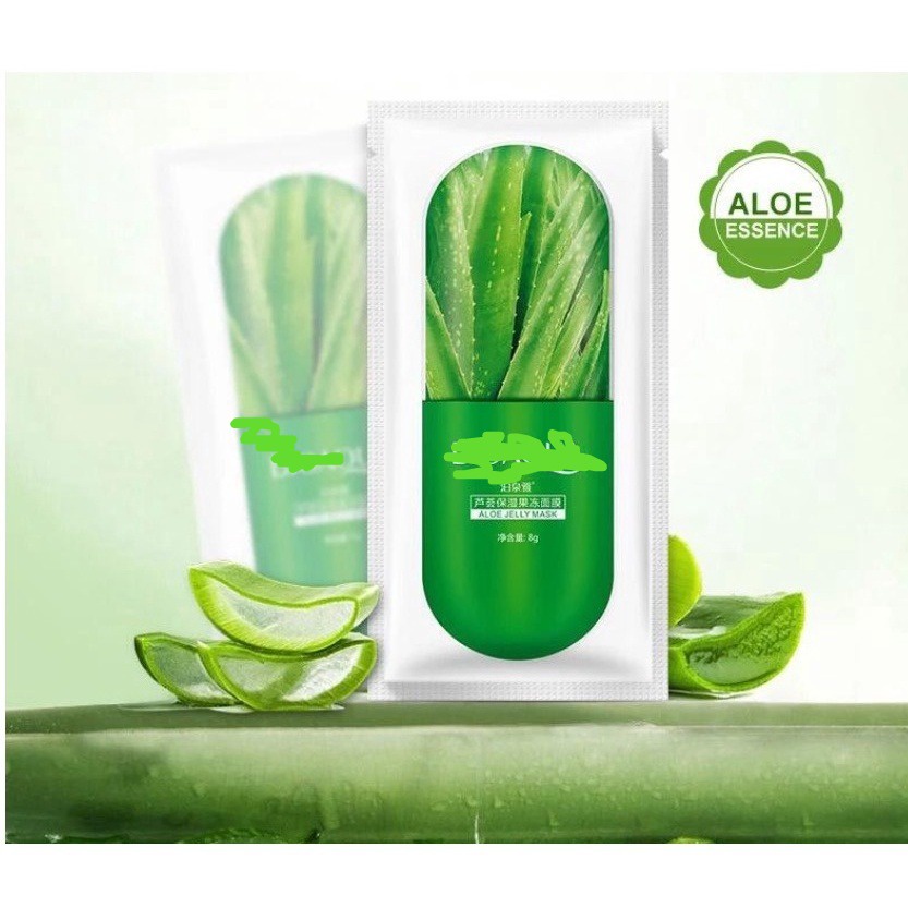 MASKER MUKA/ MASKER WAJAH /  ALOEVERA JELLY MASK HYDRATING MOISTURIZINGS