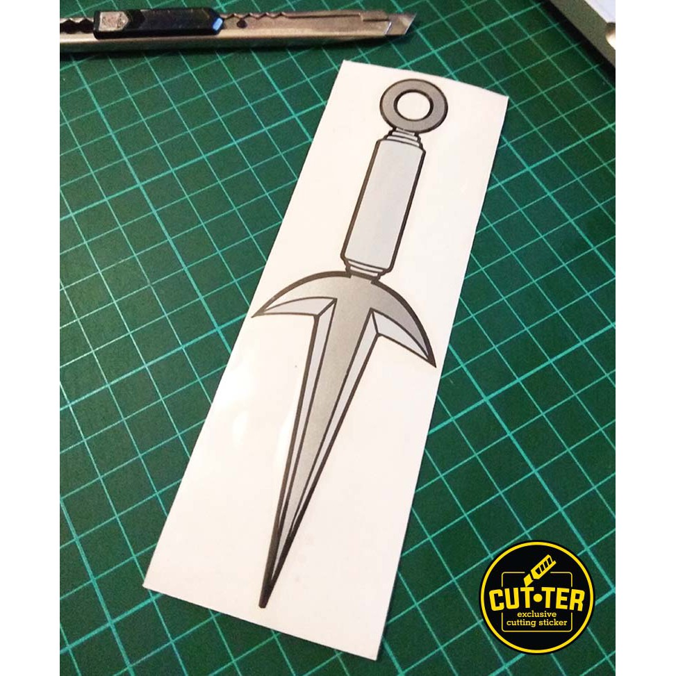 cutting sticker MINATO KUNAI naruto