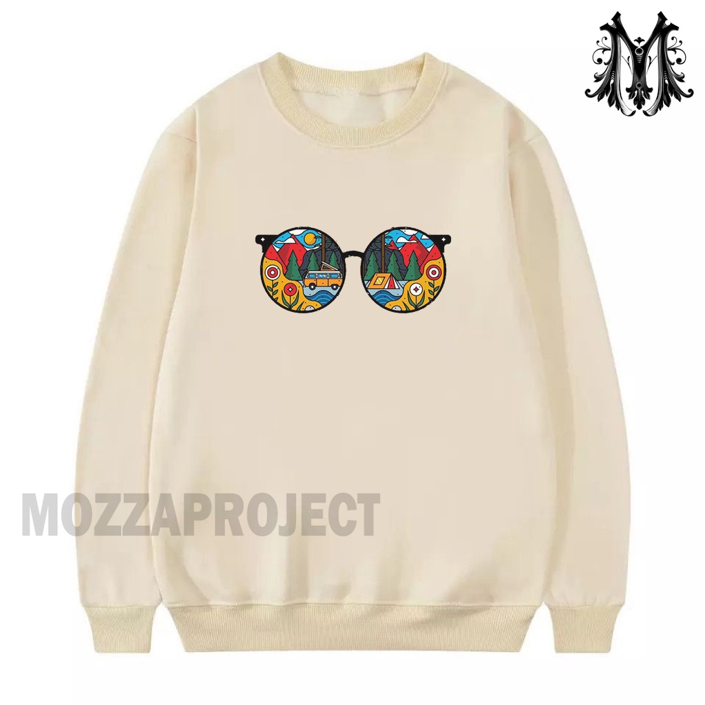 SWEATER CREWNECK UNISEX MODS GLASSES
