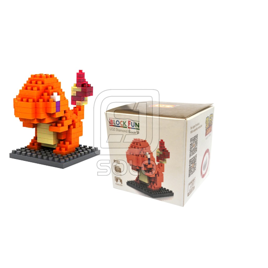 i Block Fun Charmander Loz Lego Diamond Blocks Mini Pokemon