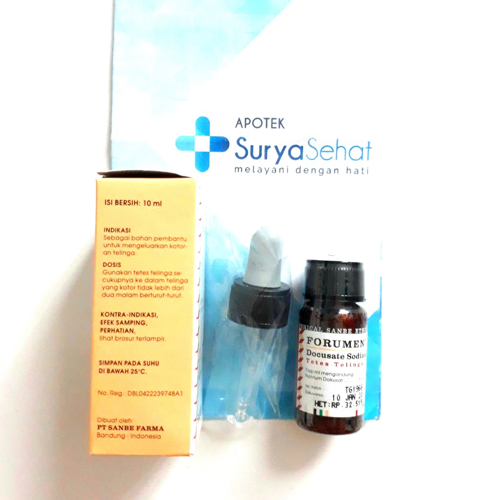 Sanbe FORUMEN EAR DROPS 10 ml / Tetes Telinga Forumen - Apotek Surya Sehat