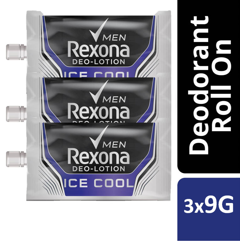 Rexona Men Anti-Perspirant Deodorant Lotion Ice Cool 9 gr x3