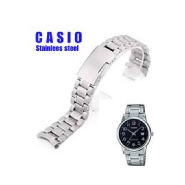 Strap Stainlees Tali jam Casio Mtp-v002