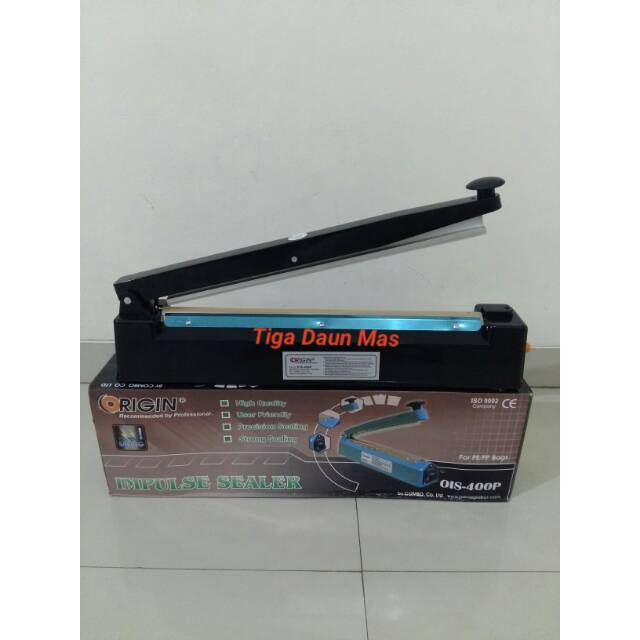 Mesin impulse sealer / hand sealer / mesin perekat plastik / mesin penyegel plastik 40 cm