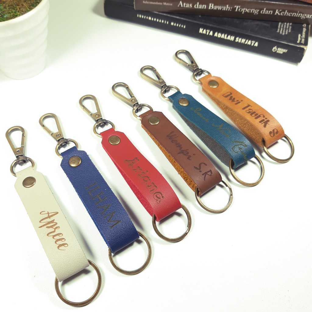 Keychain Lanyard CUSTOM FREE NAMA Gantungan Kunci Keychain Lanyard CUSTOM FREE NAMA Gantungan Kunci