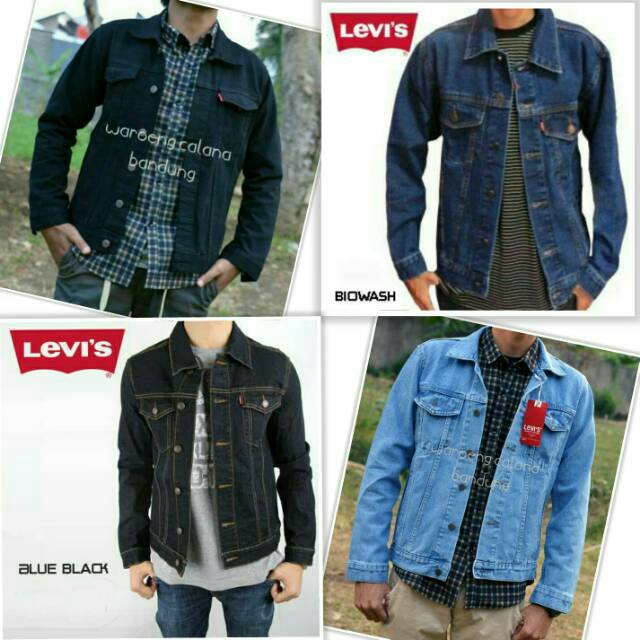 jaket jeans dark blue