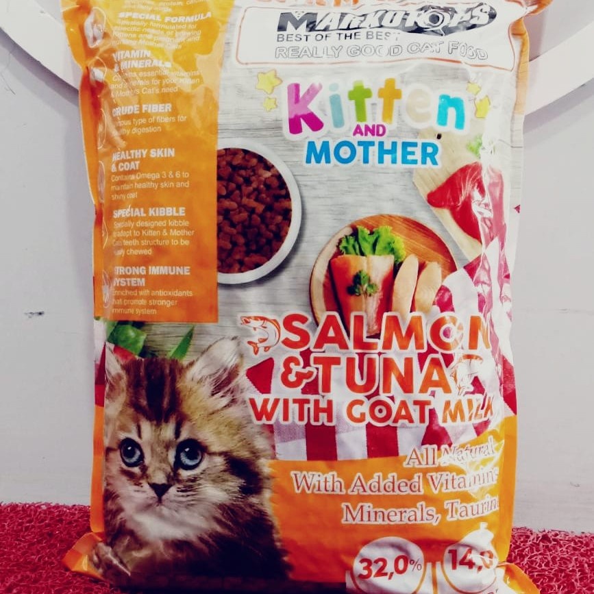 Markotop cat kitten &amp; mother with goat milk dry food 1kg ripek