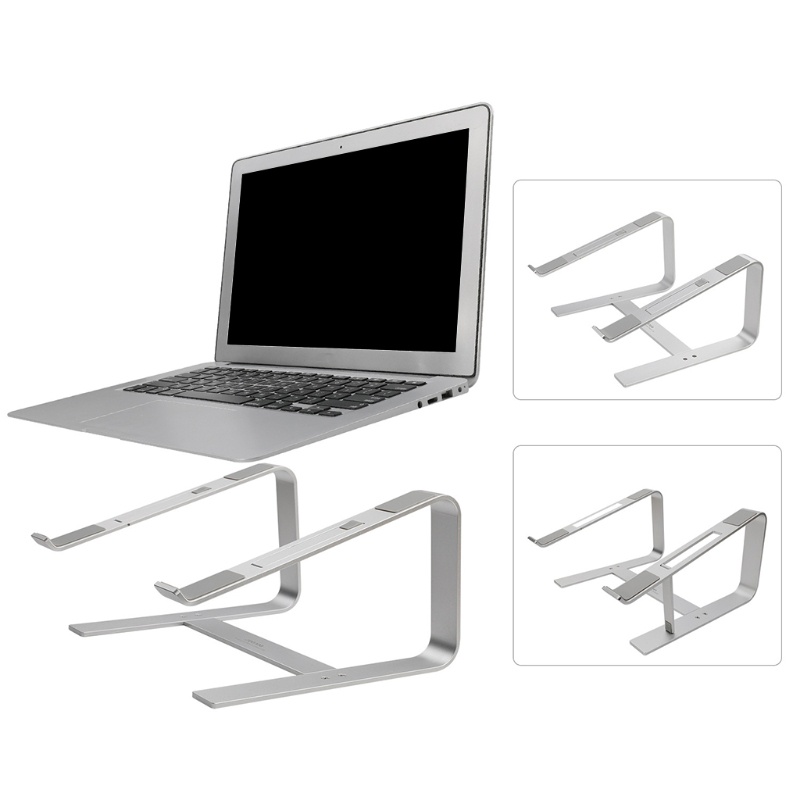 Cre Stand Holder Laptop / Notebook / Mac / MacBook Pro / Air / Apple Portable Ergonomis Bahan Aluminum