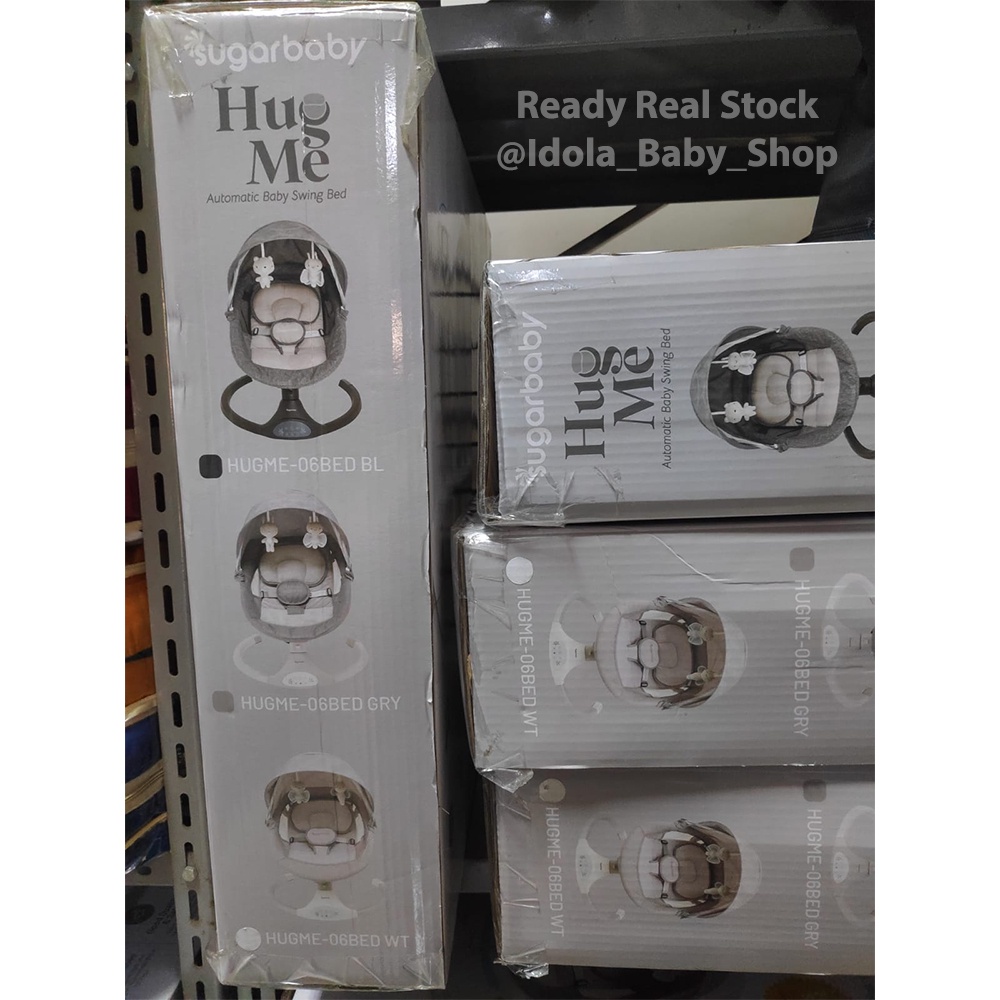 Sugar Baby Hug Me Automatic Baby Swing Bed Side to Side Size XL K-Series Ayunan Bayi Elektrik