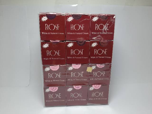 CREAM ROSE HOLO PINK TUTUP TIMBUL ( HARGA 1 PCS )