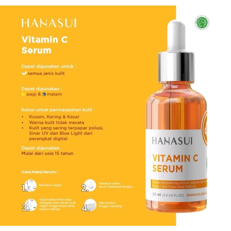 ☀️cahaya acc☀️HANASUI serum vitamin C