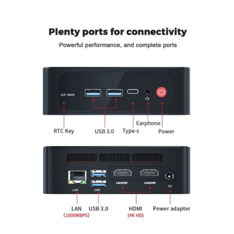 Mini PC Beelink SER3 AMD Ryzen 3200U  SSD NVMe Windows 11