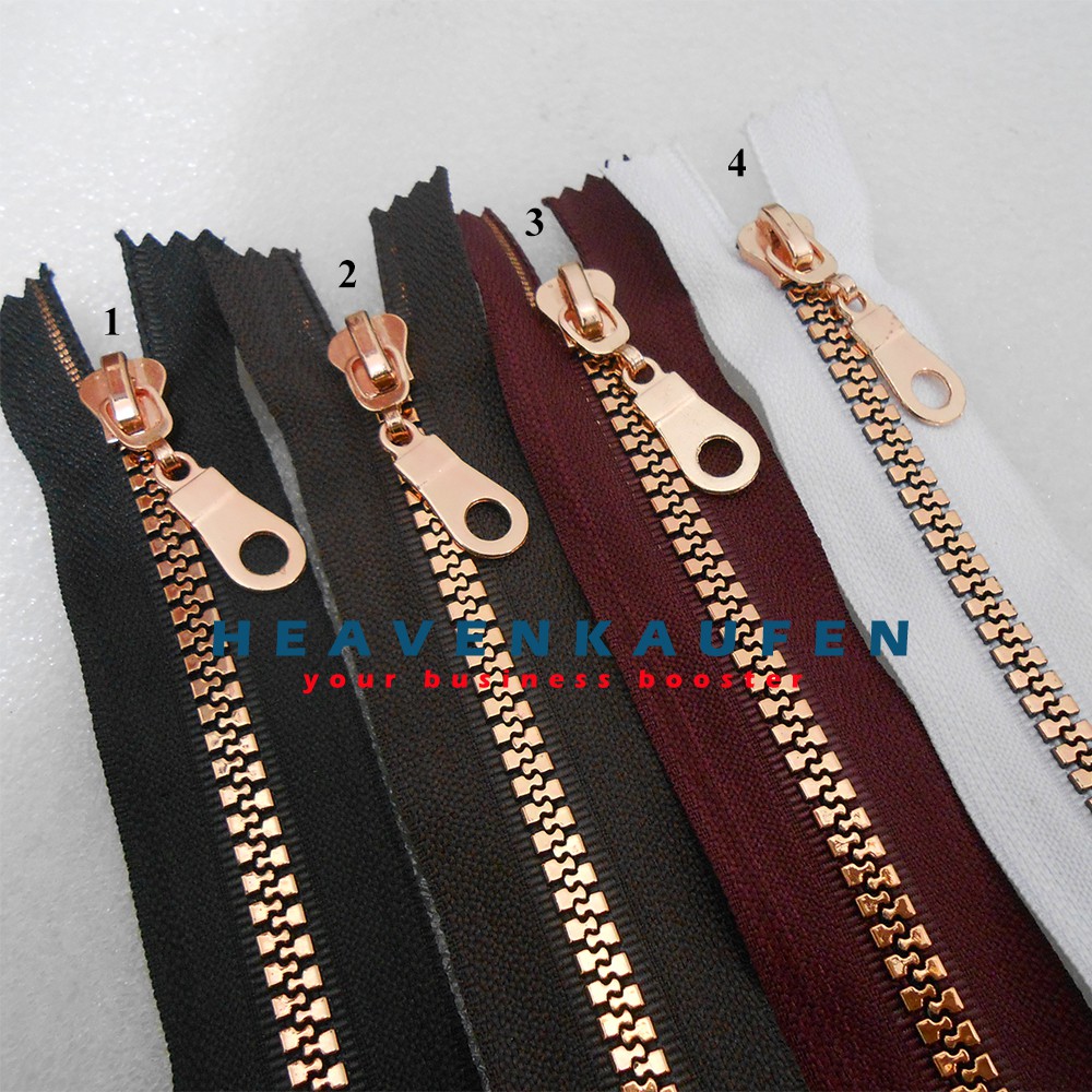 Resleting Zipper Retsleting 15 cm / 6 inch Gigi Vislon Rosegold Kode VR