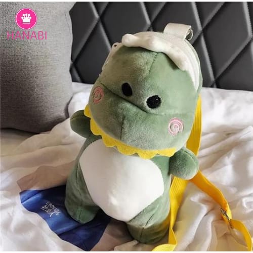HANABI- tas boneka / tas selempang BONEKA DINO tas lucu tas bahan halus