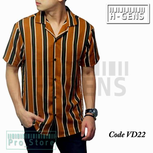 Kemeja Pria Lengan Pendek Kasual Jumbo Flanel Motif Putih Polos Murah