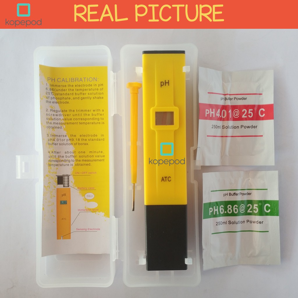 PH METER Alat Pengukur PH Digital Hidroponik Kopepod