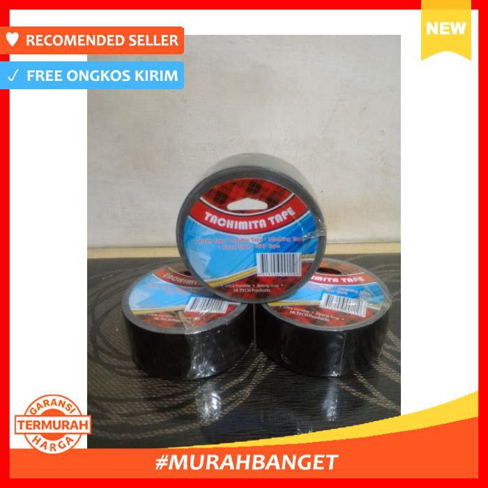 

Cloth Tape/Lakban Kain Warna Hitam Tachimita Berkualitas 2 Inch 17 M Selotip