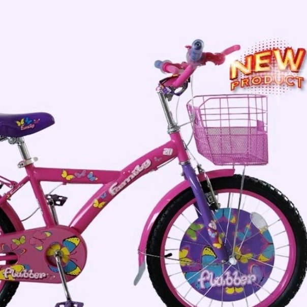 Sepeda Mini Anak Perempuan Family Flubber 20 Inch Garansi SNI-1