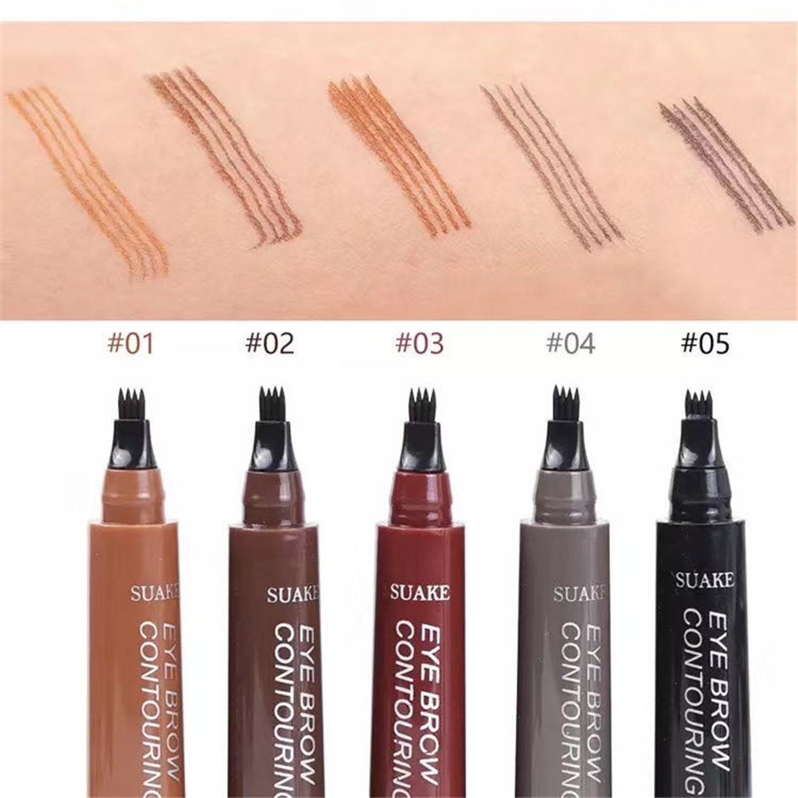 SUAKE  ANTI AIR DAN TAHAN LAMA  PENSIL ALIS TINT MY 4 TIP WATERPROOF EYEBROW  CETAR - NyuMil Store