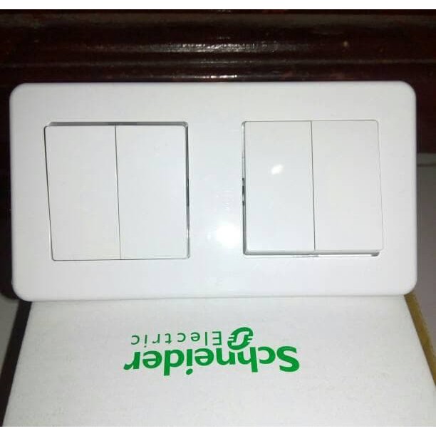 Saklar Broco - Saklar - Perlengkapan Listrik Leona Saklar 4 Gang Schneider Produk Terbaik