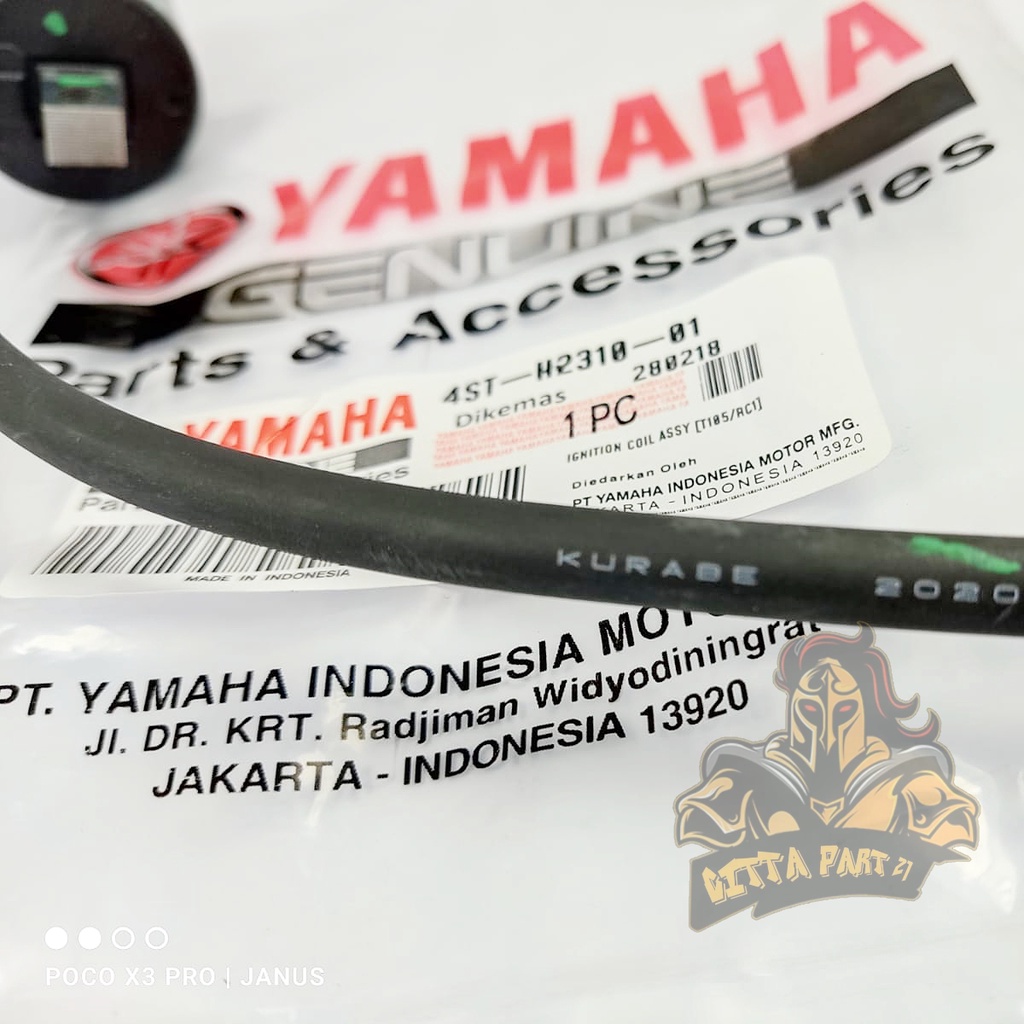 COIL KOIL YAMAHA KUALITAS ASLI ORIGINAL YAMAHA YGP PRESISI ARUS PENGAPIAN STABIL TEMBAGA KABEL BESAR JUPITER Z JUPITER MX JUPITER MX NEW RX KING LAMA RX KING NEW VEGA R NEW VEGA ALFA CRYPTON F1ZR FORCE 1 MIO MIO SOUL XEON KOIL