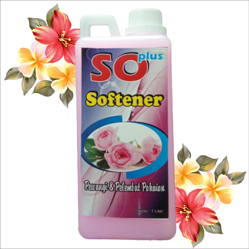 [COD] PROMO... Softener pakaian Pink - SOplus sekali bilas Netto : 1 Liter