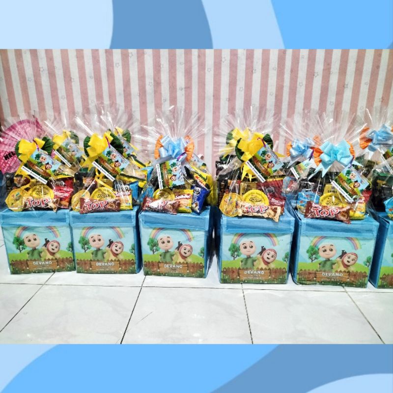 Toy Box Custom / Souvenir Ulang Tahun Toys Box / Bingkisan Ultah Anak Custom / Custom design Toys box / Souvenir Snack Toysbox / Paket Ulang Tahun