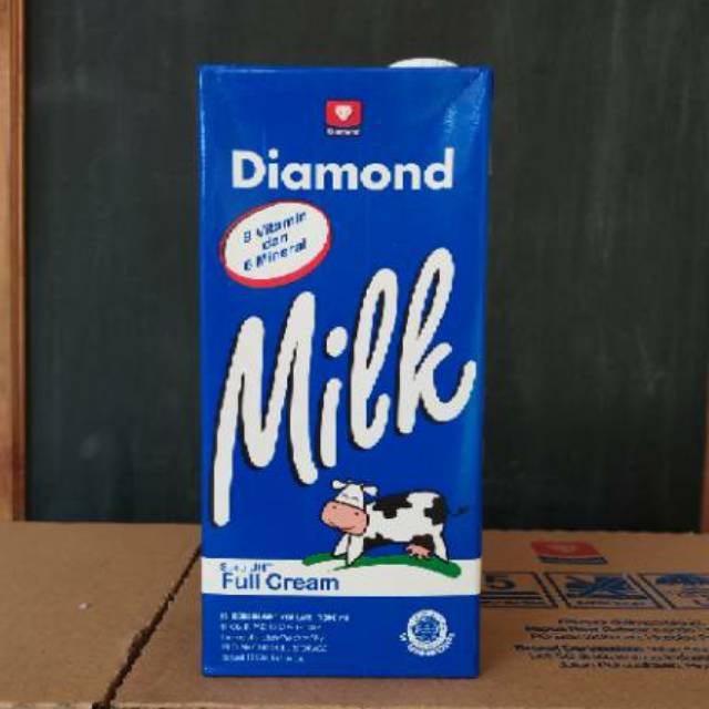 

Diamond Susu UHT Milk Full Cream Plain 1 liter