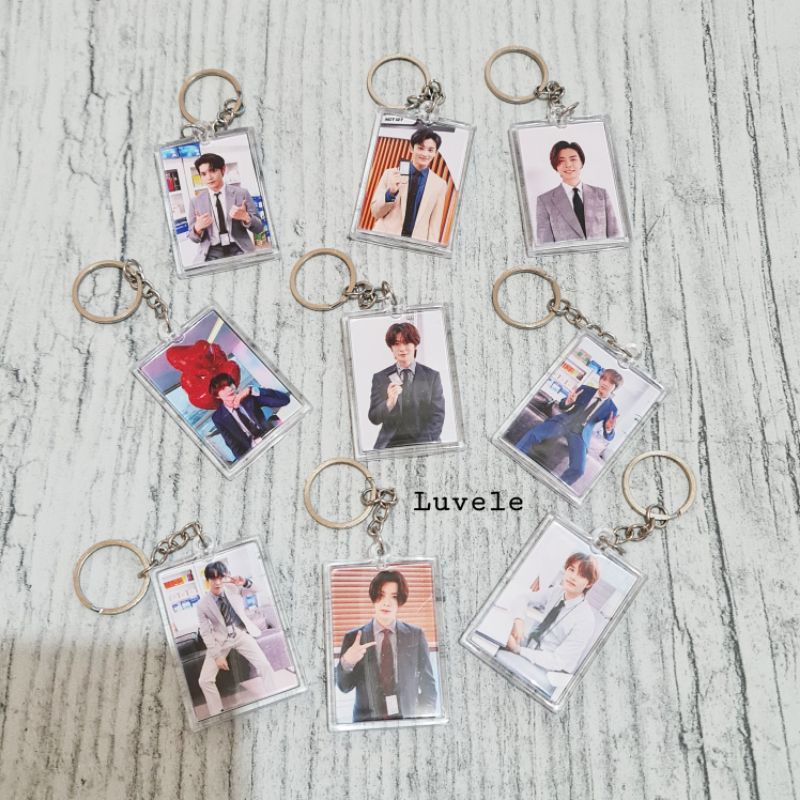 NCT 127 Woorichil Ent Acrylic Clear Keychain Gantungan Kunci Akrilik (BACA DESKRIPSI)