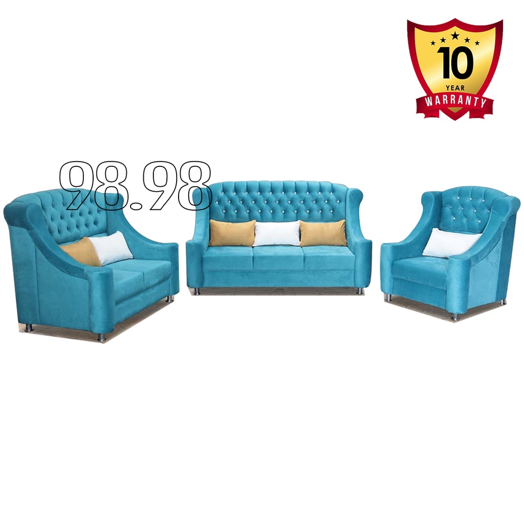 Sofa Tamu Minimalis 321 New Alexa - Sofa Tamu Kain 321person Set -  Sofa Tamu Minimalis Medan