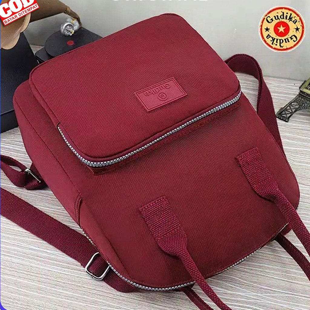 GUDIKA 5067 | Backpack Waterproof Wanita Tas Ransel Laptop Anti Air Import Original | Ransel Cewek | Ransel Perempuan | Tas Wanita