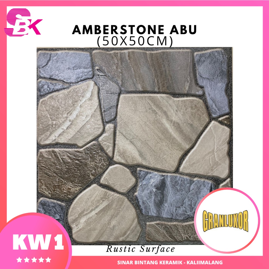 KERAMIK TERAS 50X50 AMBERSTONE