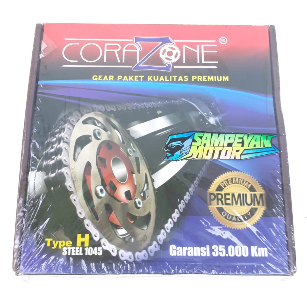 Gir Gear Set Corazone Honda CRF 428 HSB 140L 55T 52T 49T 13T