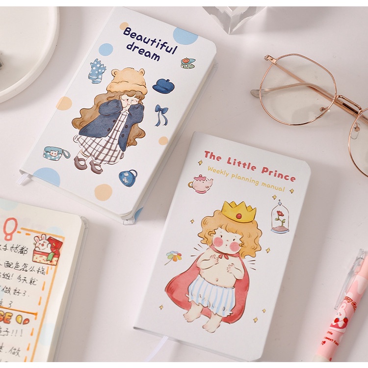 

Terlaris ✨ - Buku Diary Aesthetic Full Decor Buku Agenda Planner Lucu Korea Estetik Note Book MB01263.1.23