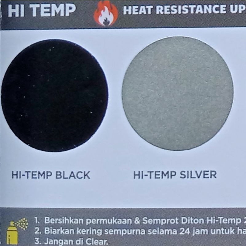 Mikhaeladsport Cat Semprot Diton Premium Hi-Temp Black/ Hi-Temp Silver/ Hi-Temp Bronze