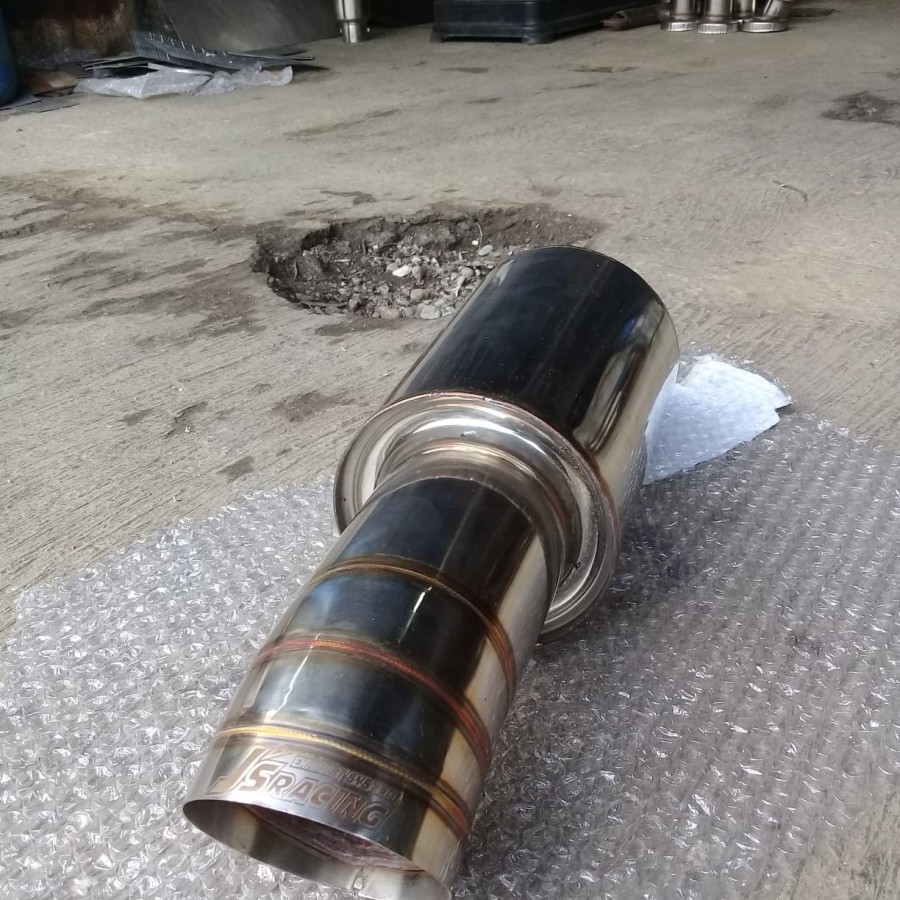 knalpot mobil muffler JS Racing