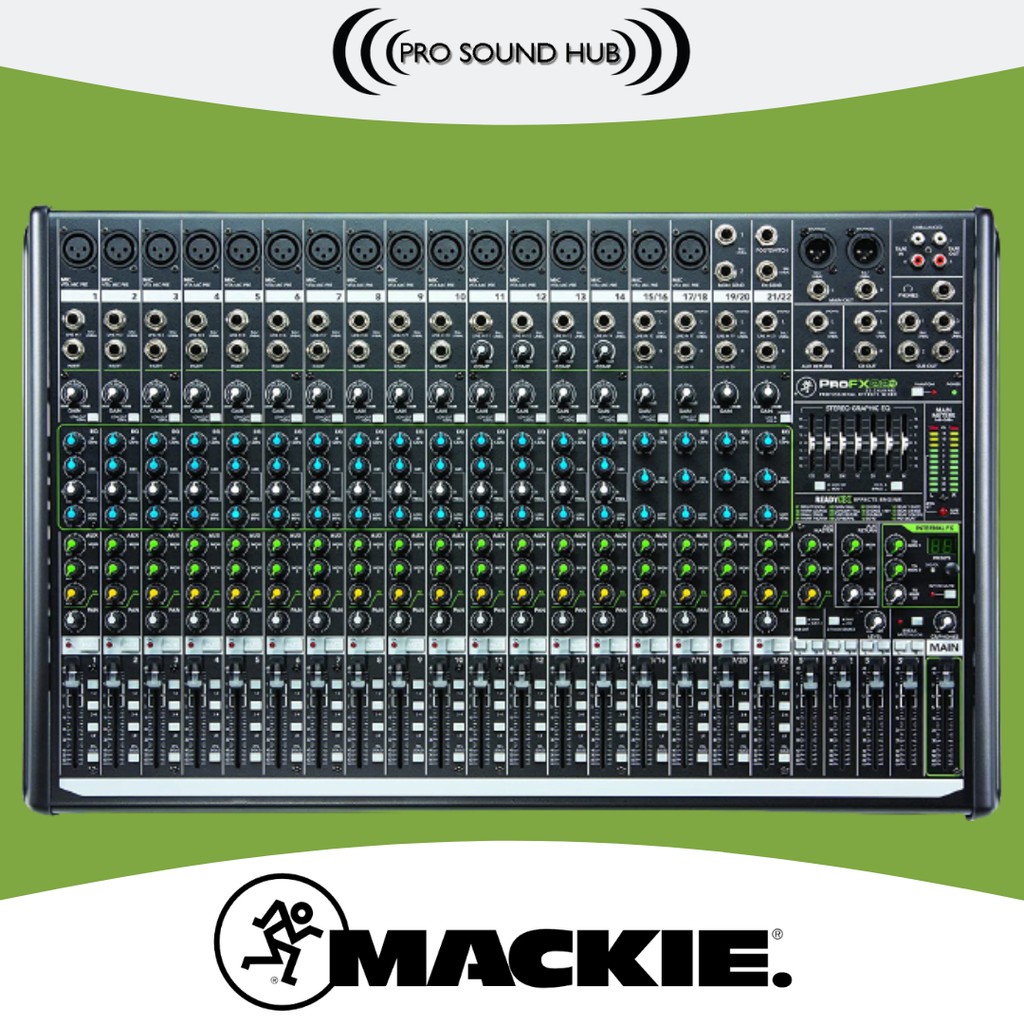 Mackie ProFX22v2 ProFX22 v2 Mixer Analog 16 Channel 22 In Vita Preamp