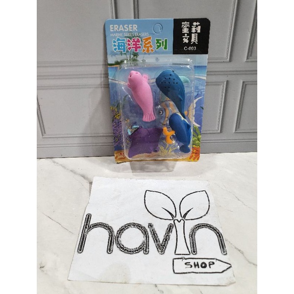 penghapus hewan/stip animal/hapusan lucu-S