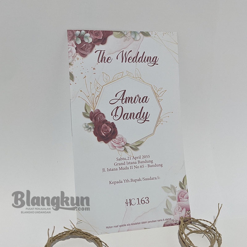 HC 163 Blangko Undangan