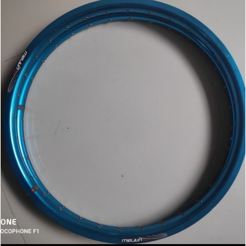 Rims Meijun 16 1.3/8 Disc Brake 28 Hole Rims Sepeda Lipat biru