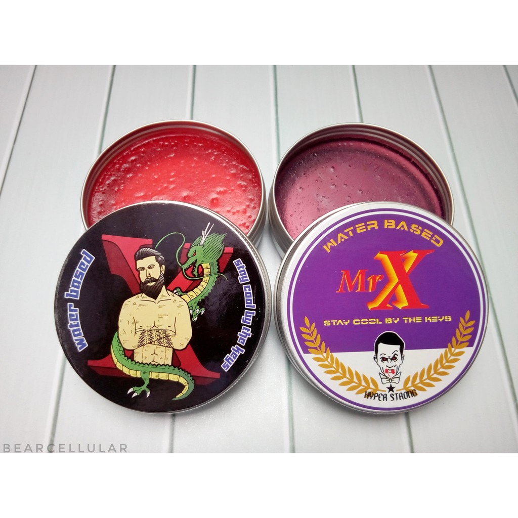 THE KEYS POMADE MR X HYPER STRONG HOLD 4OZ  WATERBASED FREE SISIR SAKU