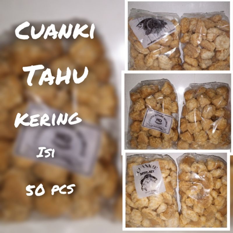 

Tahu Kering isi 50 pcs Toping cuanki, seblak, baso aci