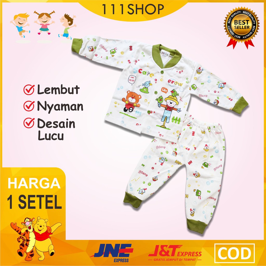 Baju Pakaian Celana Bayi Anak Setelan Stelan Tralala