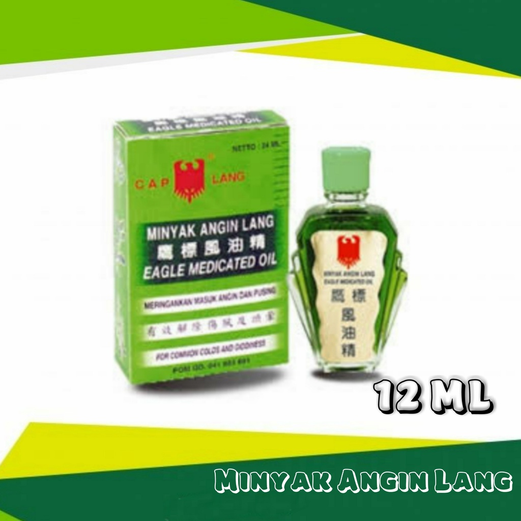 Minyak Angin Cap LANG PPO 6 ml 12 ml 24 ml